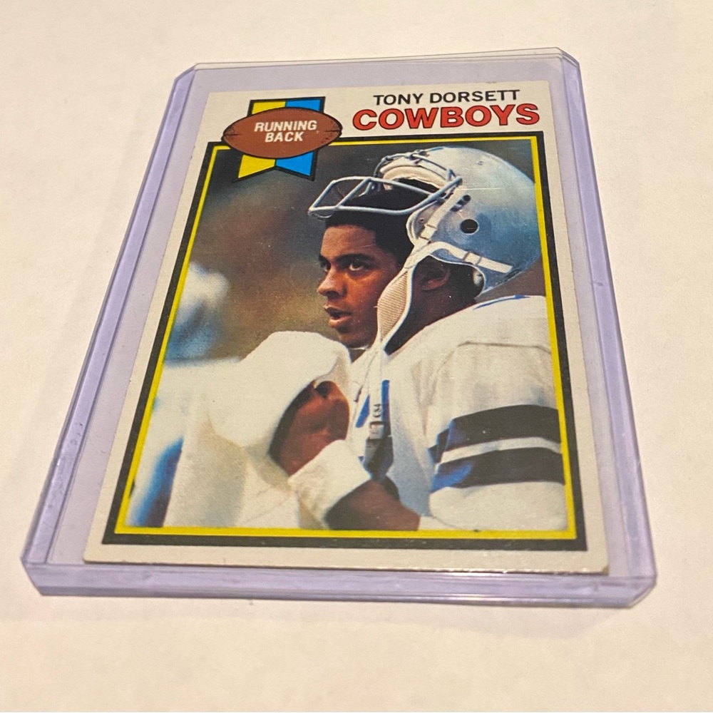 Tony Dorsett 1979 Topps Football Card Vintage Dallas Cowboys Collectible
